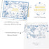 50 Pack Set Crisky Beyond Grateful Thank You Cards with Envelopes Bulk, Blue Floral Thank You Notes with Envelopes