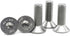 Fullerkreg 18-8 Stainless Steel Hex Drive Flat Head Screw M6 x 1 mm Thread, 25 mm Long, Packs of 25