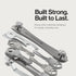 14 KeySmart Rugged - Multitool Key Holder for Keychain w/Bottle Opener and Pocket Clip, Organizer for Keys, EDC