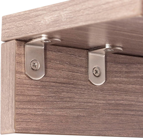 SDTWZW 1" 90 Pack 16, L Bracket Corner Brace Degree Right Angle Metal Support Fastener for Wood Shelves Furniture Desk