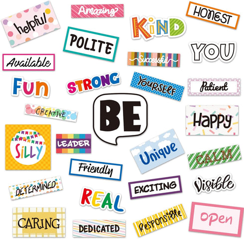 Motivational Classroom Cutouts Inspirational Quotes Bulletin Board Decorations for School Office Home Decor