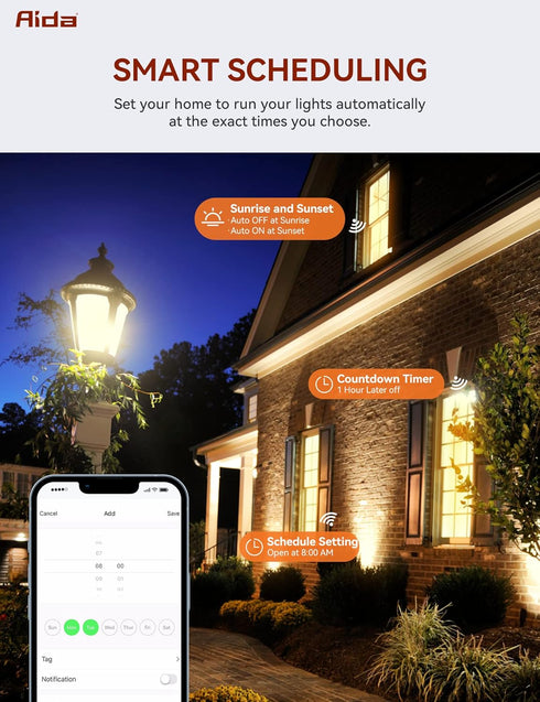 Dimmer Dimmer 2.4GHz Bulbs, 3 Pack AIDA Smart Light Switch, Single Pole Switch Works with Alexa and Google Assistant