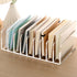 SANRUI Clear Desk Mail Organizer, 9 Compartments Acrylic Document Sorter, Multifunction Letter Folder Racks for Office