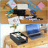 Letter-Size Tray, 2PCS Plastic Stackable A4 Paper Tray, Multi-use Large Storage Basket for Office Home Supplies, 13 x