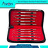 Avon Surgical 10 Pieces Kit - Dental Hygienist Oral Care Picks Single + Double-Ended with Varying Tips - Precision