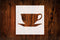 Tea Cup Stencil, 4" Beautiful Design, Reusable for Painting, Crafts, and Decor, Ideal for Walls, Fabric & Furniture