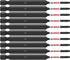 BOSCH ITSQ135B 10-Pack 3-1/2 In. Square #1 Impact Tough Screwdriving Power Bits