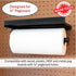 Pegboard Paper Towel Holder and Shelf, Peg Board Accessory Kit with Heavy Duty Pegboard Hooks for Garage Workshop Craft