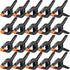 20 Packs Heavy Duty Spring Clamps, 3.5 Inch Plastic Clamps for Crafts, Woodworking, and Photography