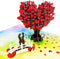 Liif 3D Pop Up Card, Lesbian Love Tree Greeting Card for Valentine's Day, Anniversary, LGBT, Wedding