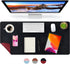 CCOCC Dual-Sided Desk Pad Large 35x17in Waterproof PU Leather Desk Mat Mouse Pad