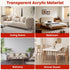 -2 Couch Wall Stopper Pcs Adjustable Clear Wall Spacer, Anti-Slip Furniture Protectors for Bed, Sofa, Table, Fire