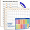 SCRIBBLEDO Dry Erase Multiplication Chart Whiteboard, 11" x 14" Double Sided for Kids Students Classroom