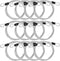HekouJiub 12 Pack 4FT/48Inch Security Cable Lock, 3mm Steel Cable with Loops, Braided