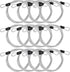 HekouJiub 12 Pack 4FT/48Inch Security Cable Lock, 3mm Steel Cable with Loops, Braided
