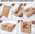 betkou 24PCS 50% Paper Bread Bags for Homemade Bread and Sourdough, Clear Window Bakery Bags for Storage and Gifting