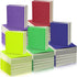 Thenshop 50 Pack Mini Pocket Kraft Notebooks, 4 x 4 Inch, Blank Page Notepads for School and Parties