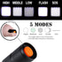 2 Pack 2000 5 LED Tactical Flashlight Water Resistant Military Grade Lumens Modes Zoom Function Ultra Bright Torch