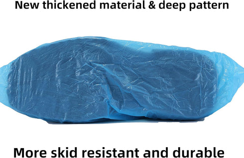 X-Large Disposable Shoe Covers, Waterproof Dust Proof Boot Cover Protectors (100, 50 Pairs)