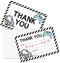 FTRZX Video Games Kids Thank You Cards, Gamer Thank You Card For Birthday