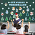 Haooryx 83Pcs Christmas Winter Snowmen Bulletin Board Set - Snowman Patterned Cut-Outs for Decor