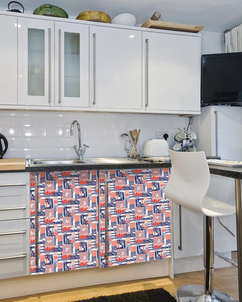 d-c-fix Peel and Stick Contact Paper Broadway Decor Look Self-Adhesive Film Waterproof & Removable Wallpaper Decorative Vinyl for Kitchen, Countertops, Cabinets 17.7" x 59" by d-c-fix