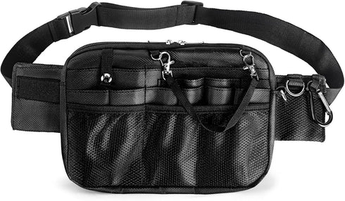 PTAHON Nurse Fanny Pack with Stethoscope Holder - Medical Bag, Pocket Organizer, Utility