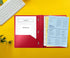 Better Office Products Red Plastic 2 Pocket Folders with Prongs, Heavyweight, Letter Size Poly Folders, 24 Pack with 3