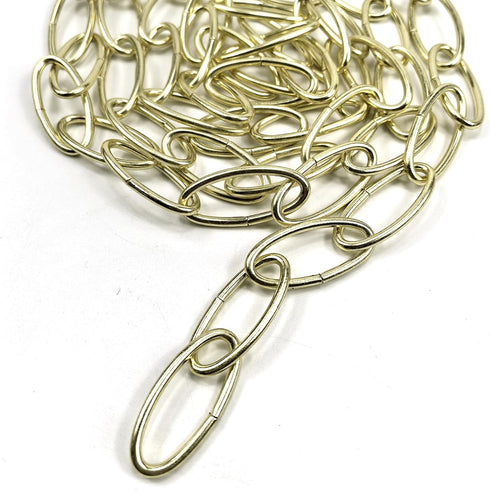 Amadget 20 Ft Lighting Chain with Connection Locks for Hanging Lamp, Chandelier, Pendant, Lantern, Swag Lamp