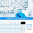 20ml Clear Glass Vials with Screw Caps and Plastic Stoppers, 20PCS Leak-Proof Liquid Storage