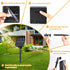 288FT 800LED 4-Pack 72FT 200 8 Extra-long Solar Fairy String Lights, LED Outdoor Twinkle Lights Waterproof, Lighting
