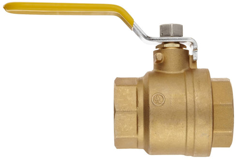 APOLLO 94A 2" Series Brass Ball Valve, Two Piece, Inline, Lever, NPT Female