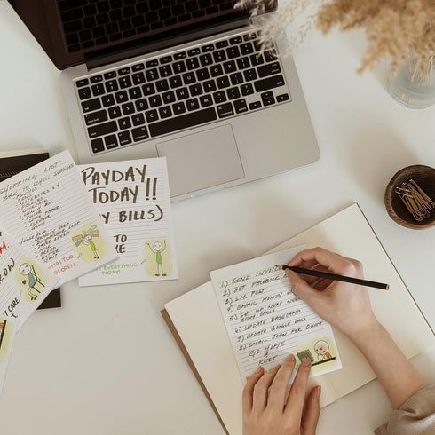 ZICOTO Super Funny Notepads for Women Coworkers - A Hilarious Christmas Gift, Unique Office Supplies Memo Pads