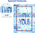 WRAPAHOLIC Thank You Card with Envelope - You're Appreciated Card - 5.9 Inch x 7.9 Inch