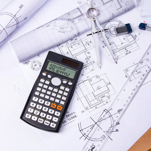 Mr. Pen Scientific Calculator, Solar Power, 2 Line, Fraction, Statistics, College, High School Calculator