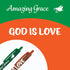 Greeting Pen Christian Inspirational Translucent 12 Pen Set with 6 Designs