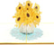 Liif 3D Greeting Pop Up Get Well Card, Get Well Soon Card (Sunflower)