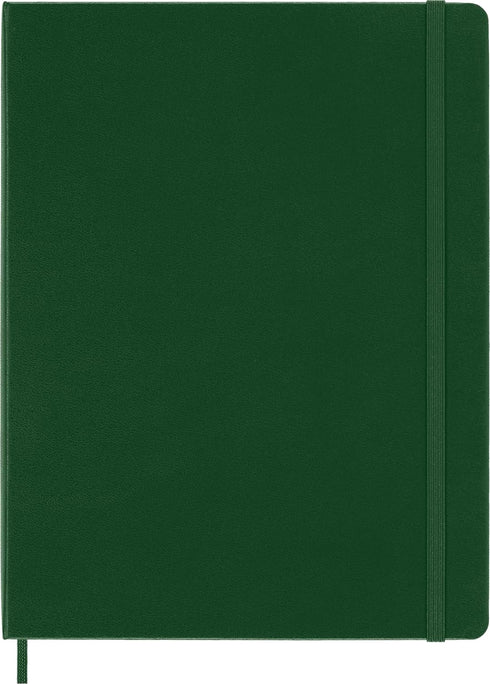 Moleskine Notebook, Extra Large, Ruled, Myrtle Green, Hard Cover (7.5 x 9.75) by Moleskine