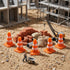 36/60/120 Pack 1 Inch Setups Orange Mini Traffic Cones.Perfect as Construction Party Favors,Durable Small Roadblock