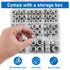 Vmuter 100 Pack 1/4-20 304 (A2-70) Inch Hex Nuts, Stainless Steel Hardware Nuts,Standard Coarse Thread Nuts