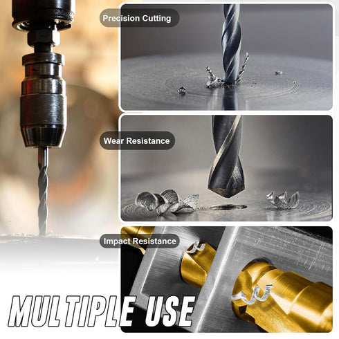 11/16" (18mm) M2 Hole Saw, High Speed Steel Hex Shank How Cutter - Cutting Tool for Thin Stainless Steel Metal