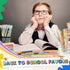 Ctosree Welcome Back to School Pencils, Unsharpened HB Pencils with Eraser, Bulk Pencils for Classroom Supplies
