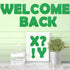 Qyeahkj 150 PCS Large 6" Font Letters and Punctuation Set, Glitter Green Classroom Alphabet Cutouts