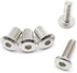 10-Set M6x30mm Rivet Countersunk Hex Socket Cap Bolts and Hex Head Barrel Nuts, Nickel Plated - binifiMux