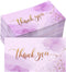 LXUEJIE 100 Pcs Thank You Cards, Purple Thank You Cards 3.5 x 2