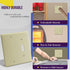ENERLITES 2-Gang Combination Wall Plate, Blank Device/Toggle Switch, Standard Size, Ivory, Polycarbonate Thermoplastic