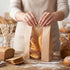 20 Pack 13.7x8.3x3.5 Inches Packaging (60) Bread Bags for Homemade Bread, Sourdough Bread Bags with Clear Window & Tin