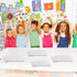 Set of 50 Small White Board Dry Erase Boards, Mini 9"x6” Double Sided Personal Whiteboards for Classroom