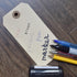 Tags with Elastic String Attached - #5 Manila Paper Label Tags, 4 3/4" x 2 3/8", Box of 200 with Elastic Loop