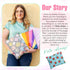 Package Mint Poly Mailers 100 Pack - 6 x 9 Waterproof & Tear Resistant Mailing Envelopes for Small Business (Retro